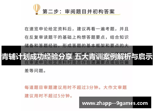 青辅计划成功经验分享 五大青训案例解析与启示